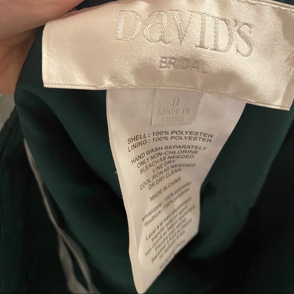 NWT David’s Bridal Bridesmaid Dress Size 8 - Picture 13 of 15